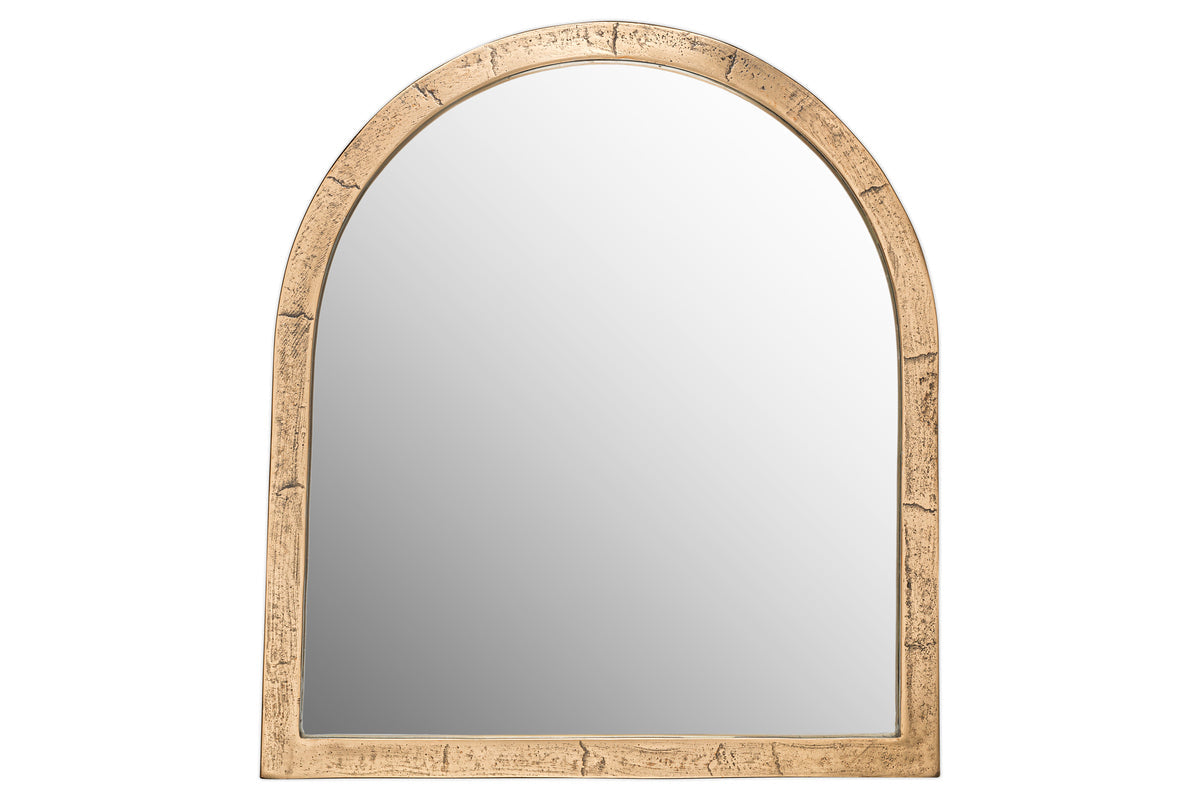 Miroir mural Murwara - Laiton antique