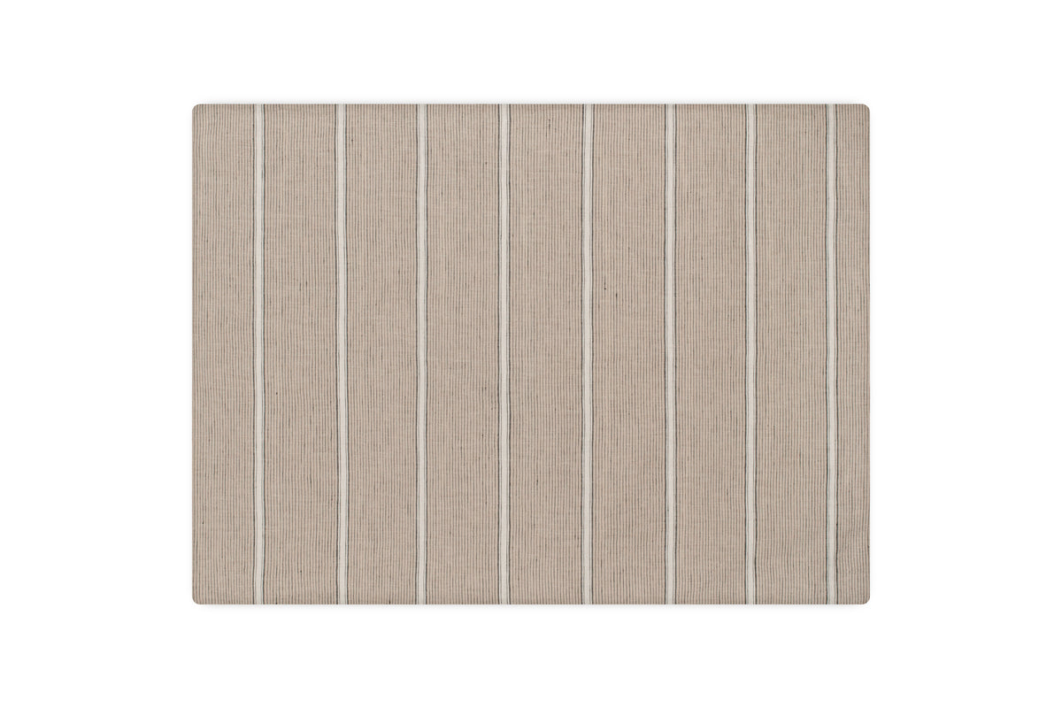 Taies d'oreiller Mora en chanvre et coton - Gris pierre