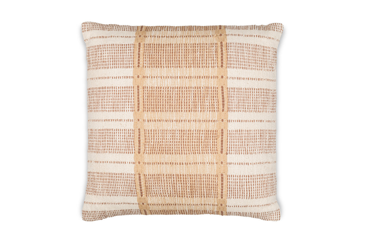 Housse de coussin en coton Nayika - Rouille
