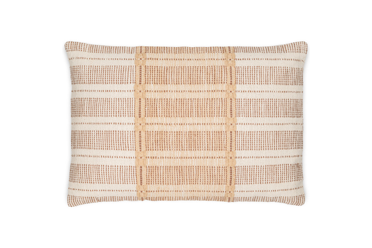 Housse de coussin en coton Nayika - Rouille