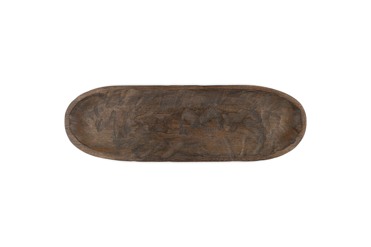 Plateau de service Nyati - Brun foncé