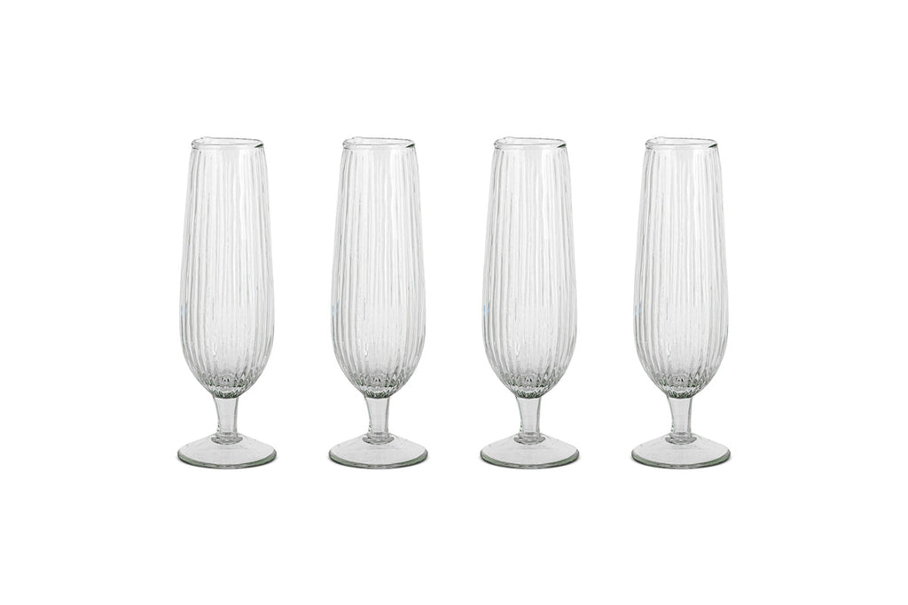 Flûtes à champagne Otuba - Transparentes (Lot de 4)