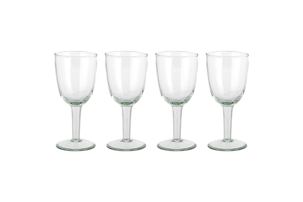 Verres à vin Pani - Transparents (Lot de 4)