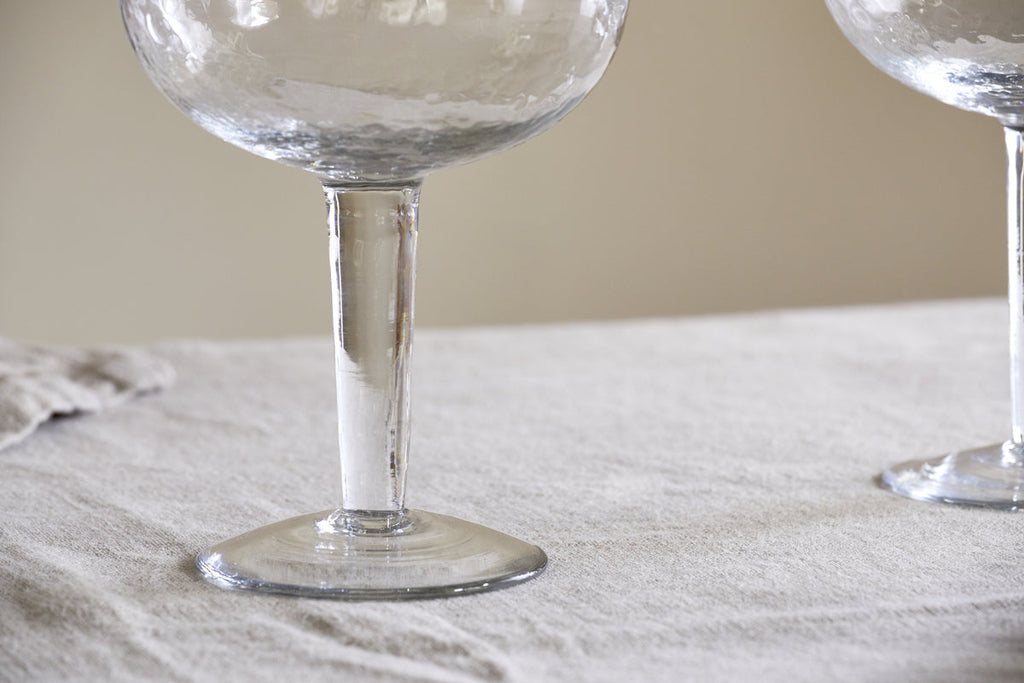 Verres à gin martelés Yala - Transparent (Lot de 2)