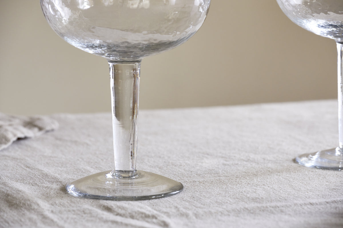 Verres à gin martelés Yala - Transparent (Lot de 2)