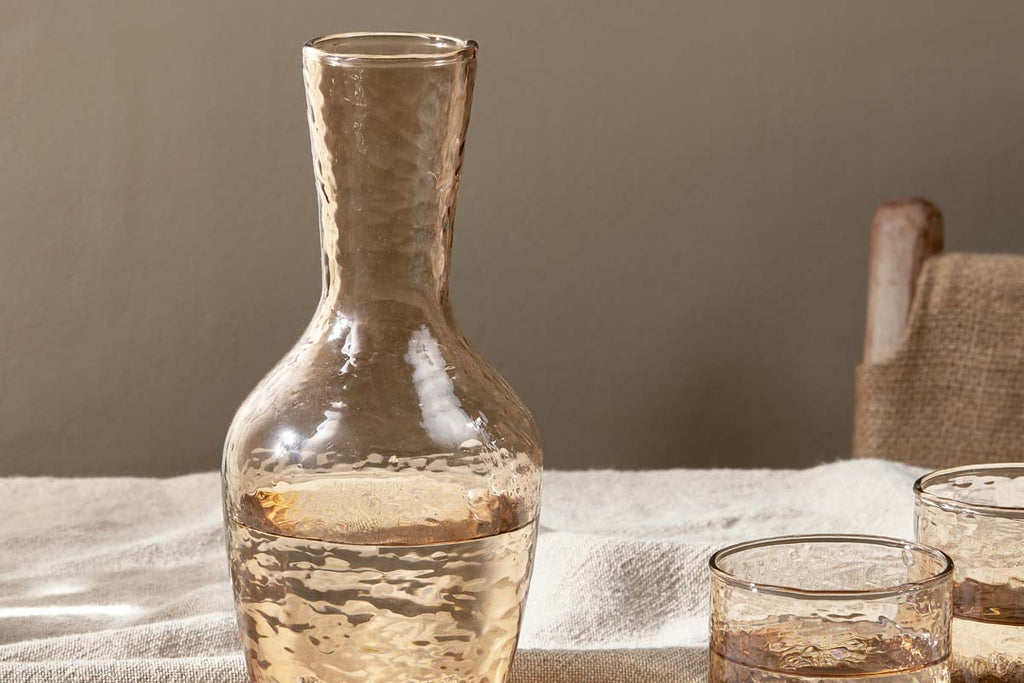 Cruche martelée Yala - Terre cuite poussiéreuse