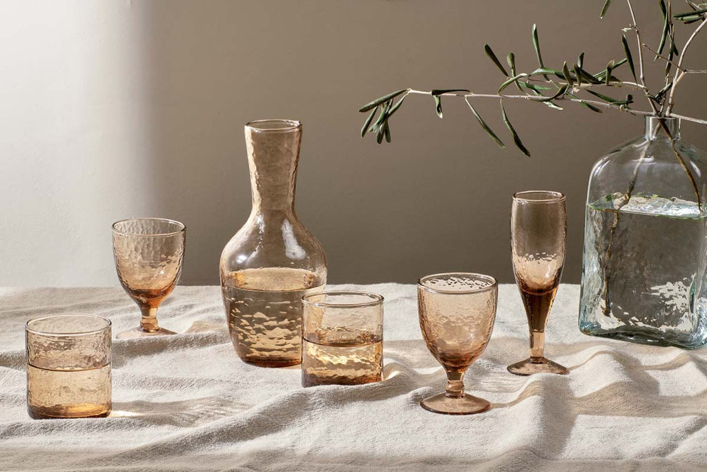 Cruche martelée Yala - Terre cuite poussiéreuse