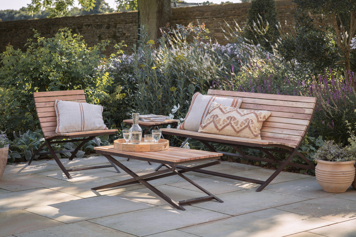 Chaise d'extérieur Yatin - Naturelle