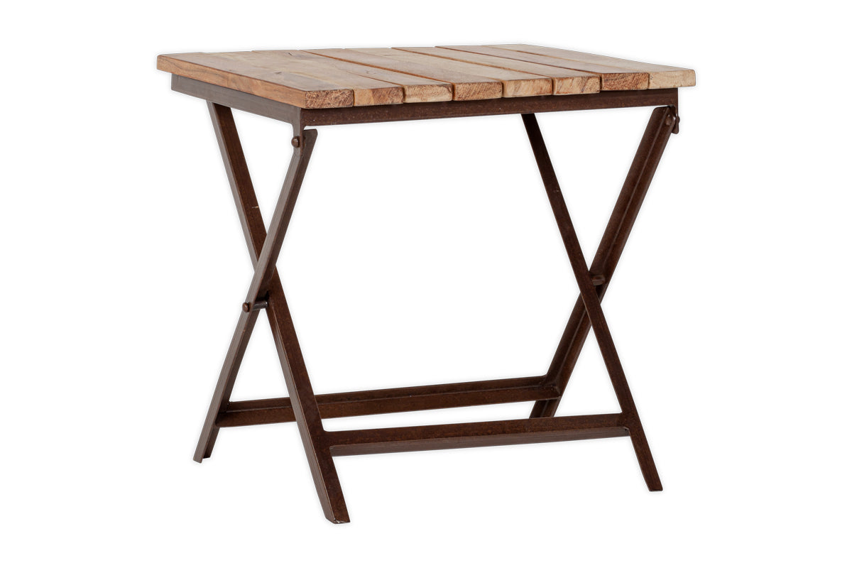 Table d'appoint d'extérieur Yatin - Naturel