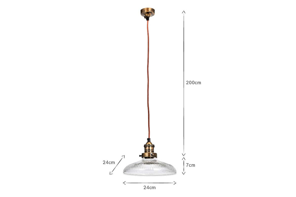 Suspension Zowie en verre recyclé - Petit