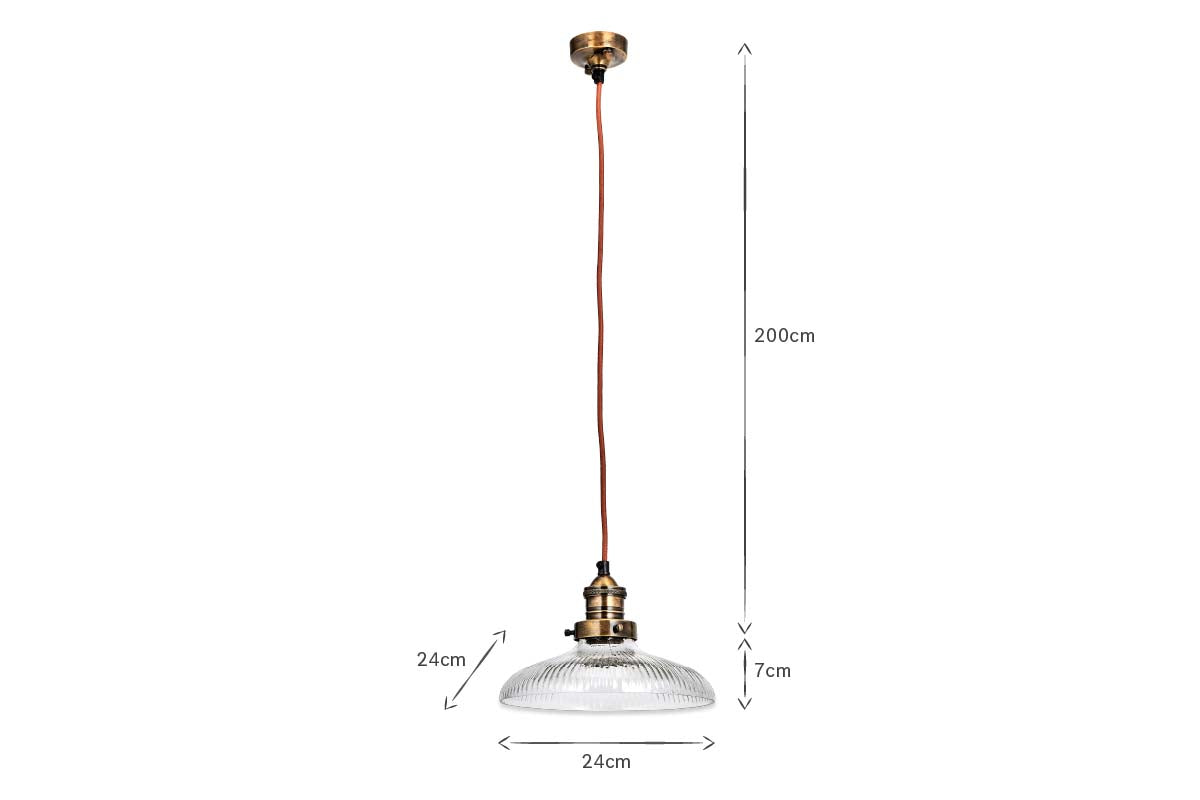 Suspension Zowie en verre recyclé - Petit
