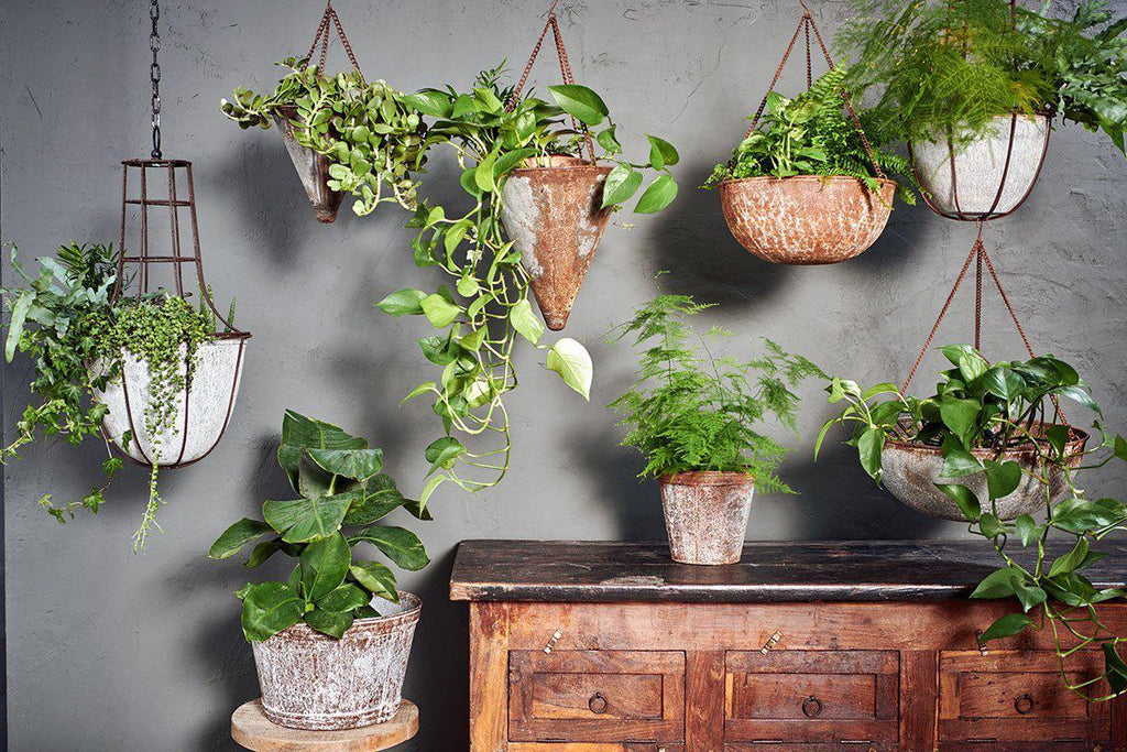 Jardinière suspendue ronde Abari