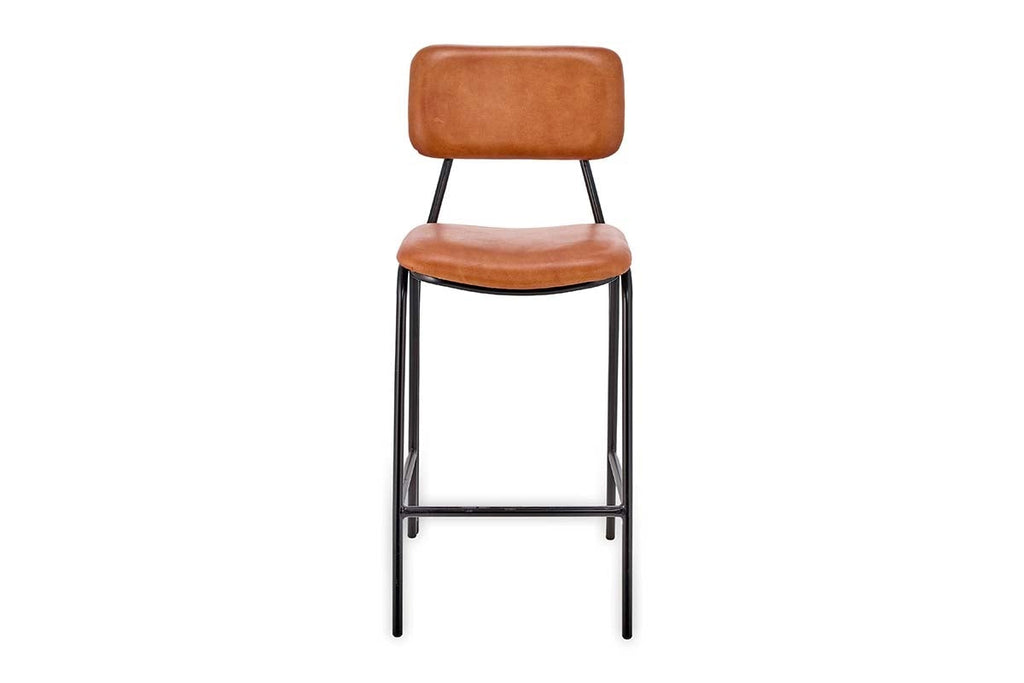 Fauteuil de bar en cuir Sotta