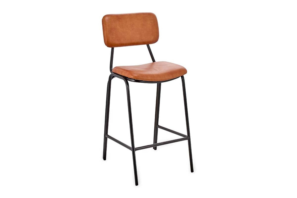 Fauteuil de bar en cuir Sotta